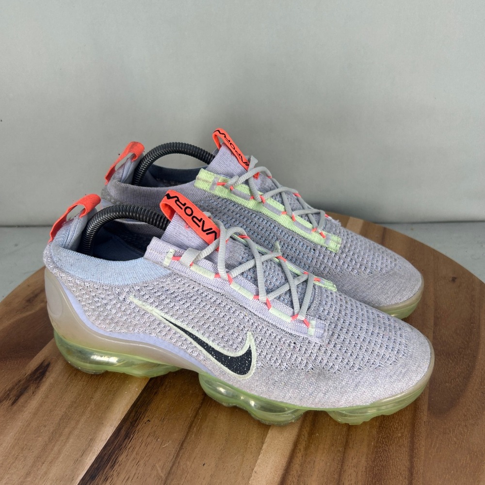 Nike Air VaporMax 2021 FK Wolf Grey Lime Ice DC4112-003 Womens 9.5 Sneakers